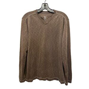 Men's Size Med NI COBY Cotton Shirt Light Brown Color